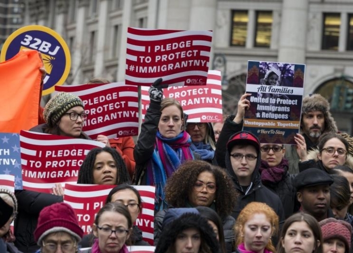 Trump'ın Müslümanlara vize yasağına protestolar / FOTO GALERİ 14