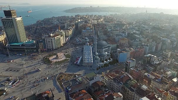 Taksim'e yapılacak caminin görüntüleri 6