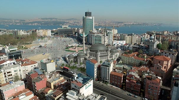 Taksim'e yapılacak caminin görüntüleri 9