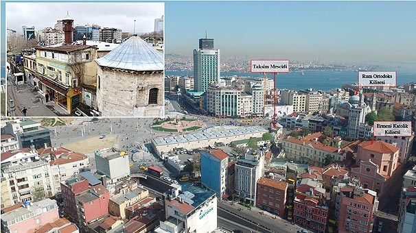 Taksim'e yapılacak caminin görüntüleri 2
