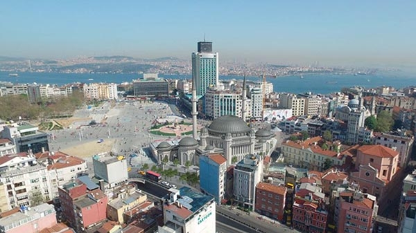 Taksim'e yapılacak caminin görüntüleri 1