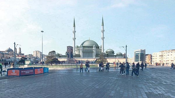 Taksim'e yapılacak caminin görüntüleri 3