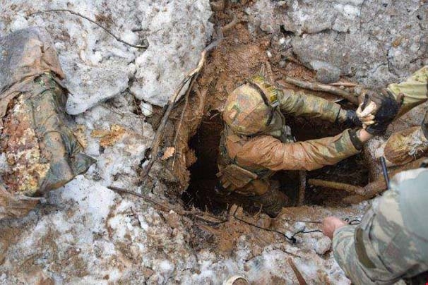 11 teröristin öldürüldüğü operasyondan kareler 6