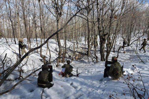 11 teröristin öldürüldüğü operasyondan kareler 12