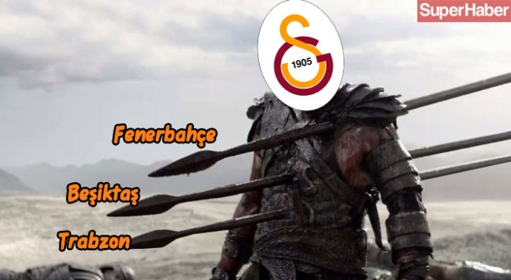 Galatasaray-Fenerbahçe derbisi sonrası caps yağdı! 17
