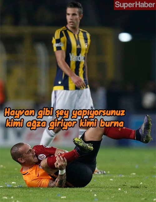 Galatasaray-Fenerbahçe derbisi sonrası caps yağdı! 16