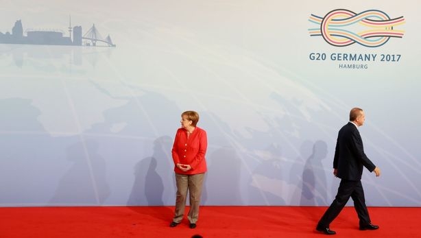 Cumhurbaşkanı Erdoğan, G20 Zirvesi'nde böyle karşılandı! 7