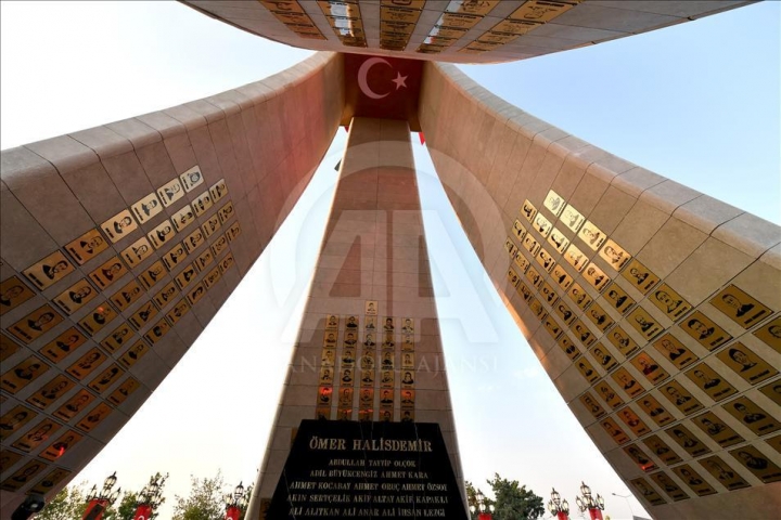 Cumhurbaşkanı Erdoğan Beştepe'deki Şehitler Abidesi'ni açtı! 1