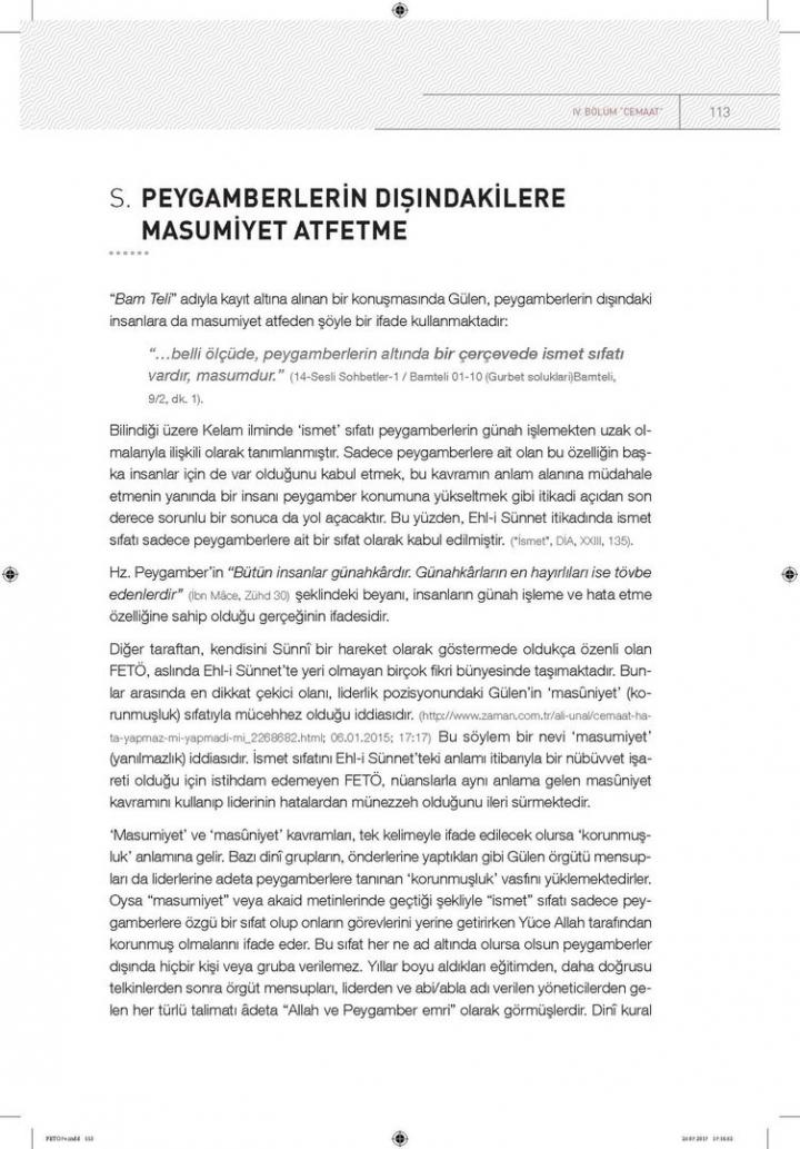 Kendi dilinden 'FETÖ' örgütlü bir din istismarı 109