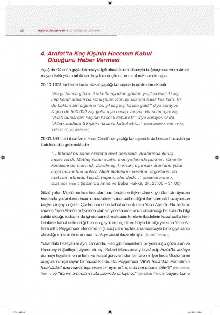 Kendi dilinden 'FETÖ' örgütlü bir din istismarı 56