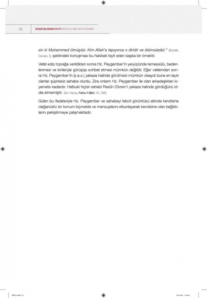 Kendi dilinden 'FETÖ' örgütlü bir din istismarı 34