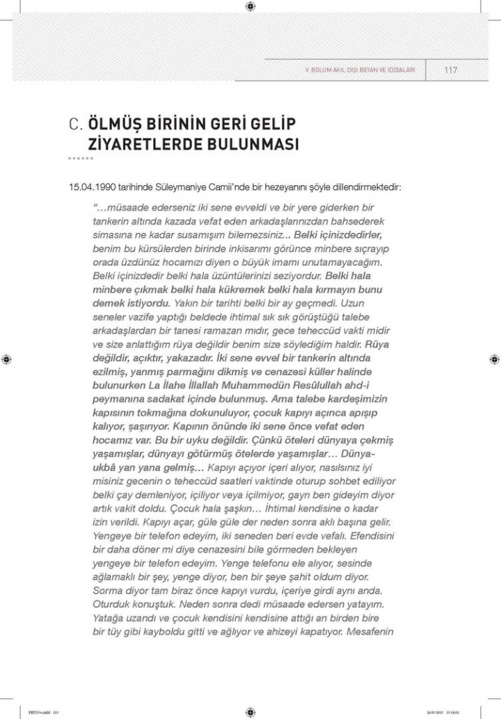 Kendi dilinden 'FETÖ' örgütlü bir din istismarı 113