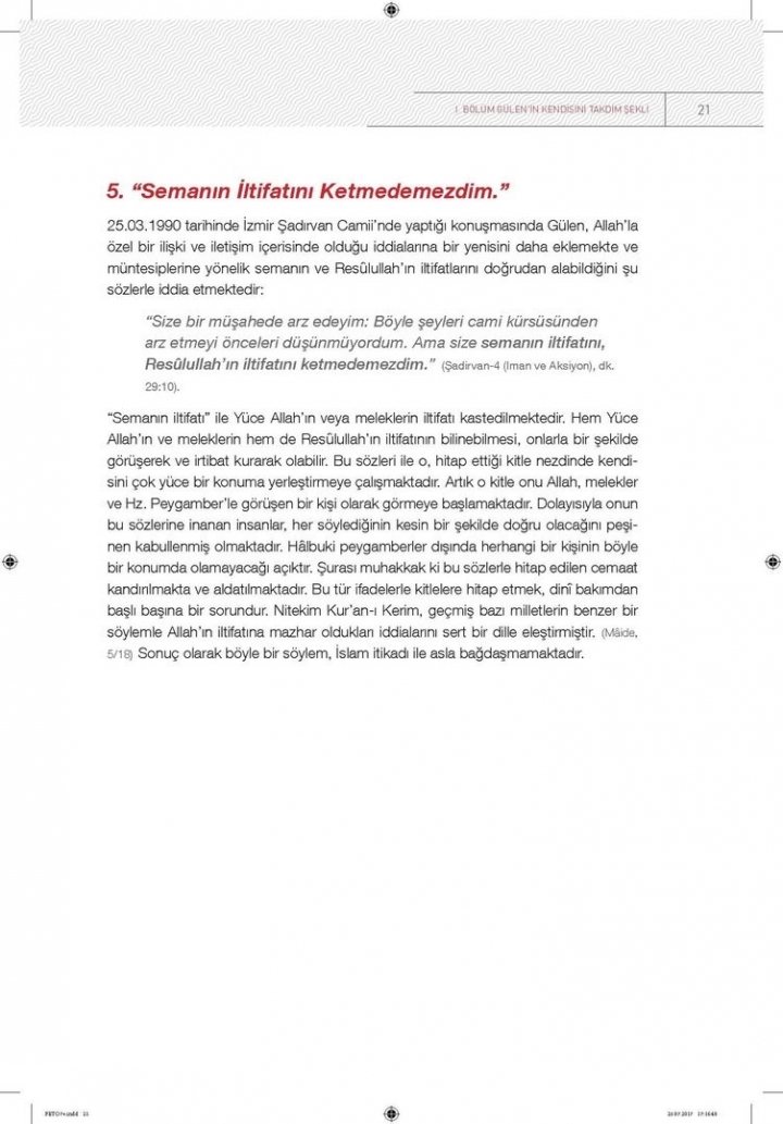 Kendi dilinden 'FETÖ' örgütlü bir din istismarı 19