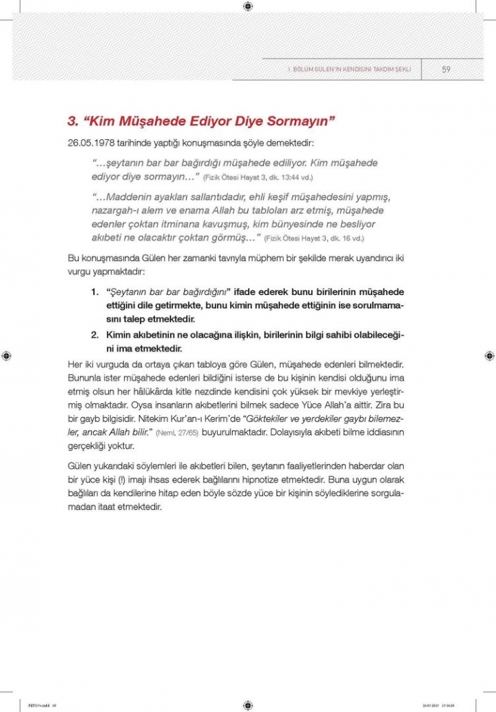 Kendi dilinden 'FETÖ' örgütlü bir din istismarı 55