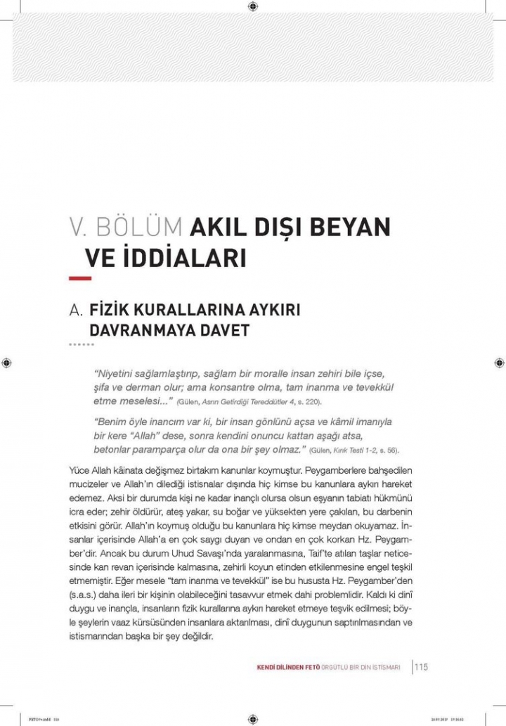 Kendi dilinden 'FETÖ' örgütlü bir din istismarı 111