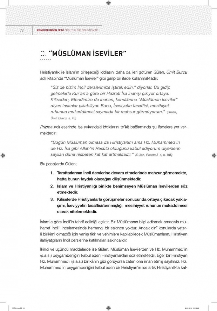 Kendi dilinden 'FETÖ' örgütlü bir din istismarı 76