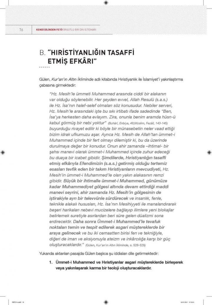 Kendi dilinden 'FETÖ' örgütlü bir din istismarı 74