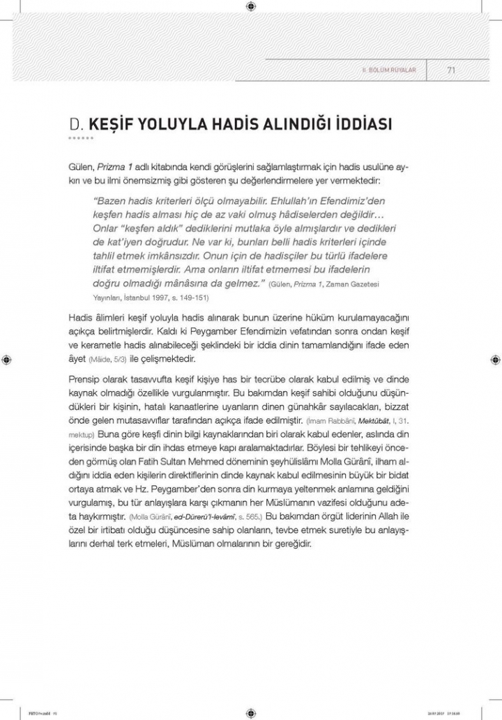 Kendi dilinden 'FETÖ' örgütlü bir din istismarı 69