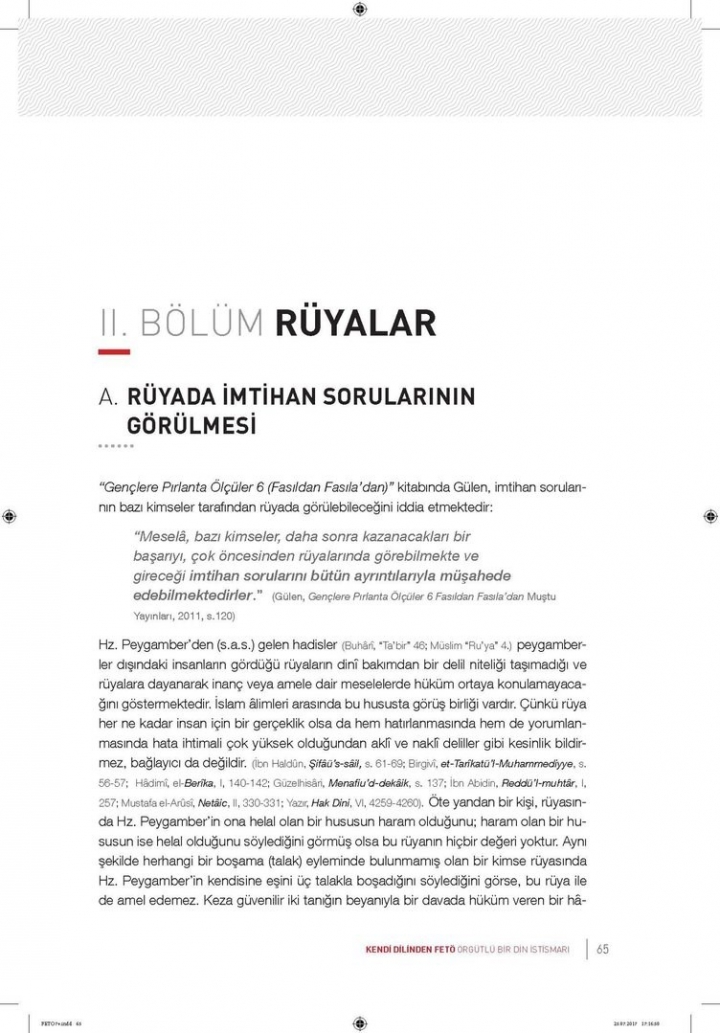 Kendi dilinden 'FETÖ' örgütlü bir din istismarı 61
