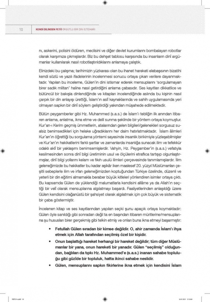 Kendi dilinden 'FETÖ' örgütlü bir din istismarı 8