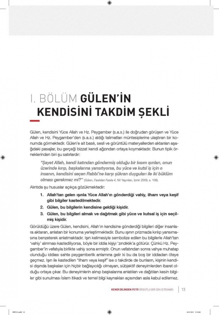 Kendi dilinden 'FETÖ' örgütlü bir din istismarı 11