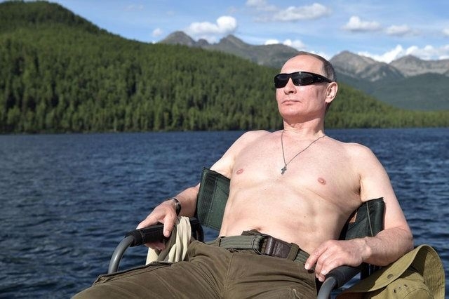 Vladimir Putin balığa çıktı, stres attı! 11