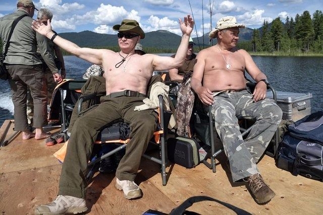 Vladimir Putin balığa çıktı, stres attı! 10
