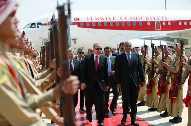 Cumhurbaşkanı Erdoğan Ürdün'de! 2