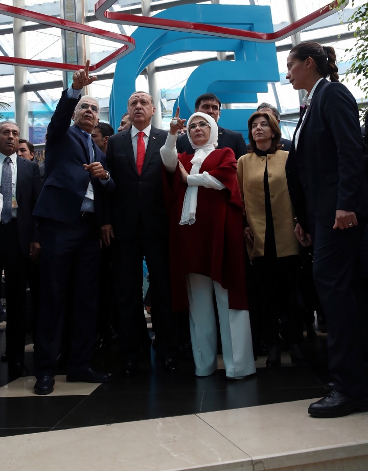 Cumhurbaşkanı Erdoğan Kazakistan'da cami ziyaret etti, EXPO fuarını gezdi 7