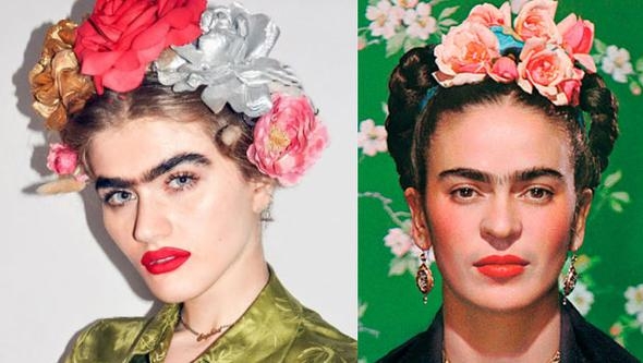 Kaşları için Frida Kahlo'yu örnek alıyormuş! 13