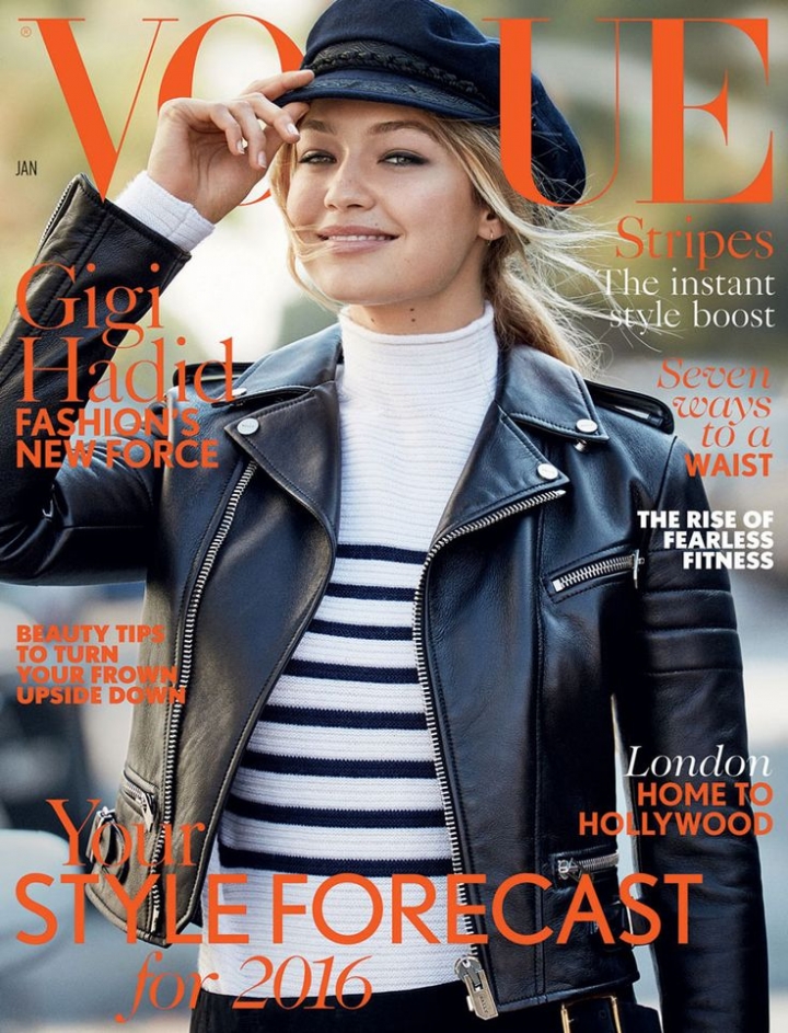 'Japonya Vogue'nin kapak kızı Gigi Hadid oldu! 24