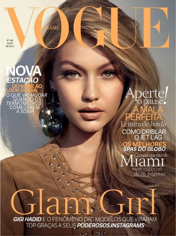 'Japonya Vogue'nin kapak kızı Gigi Hadid oldu! 22