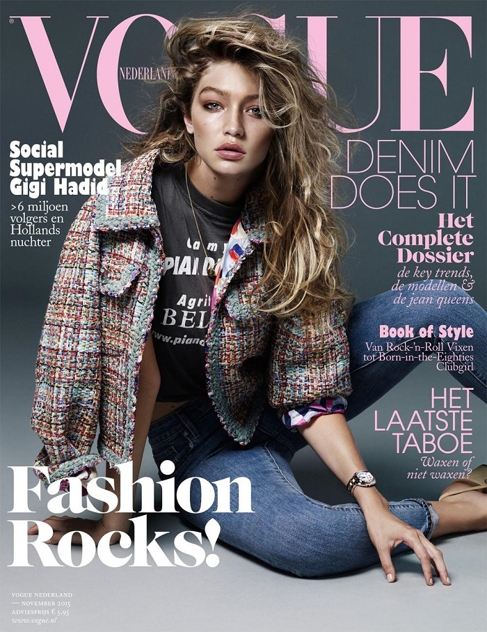 'Japonya Vogue'nin kapak kızı Gigi Hadid oldu! 27