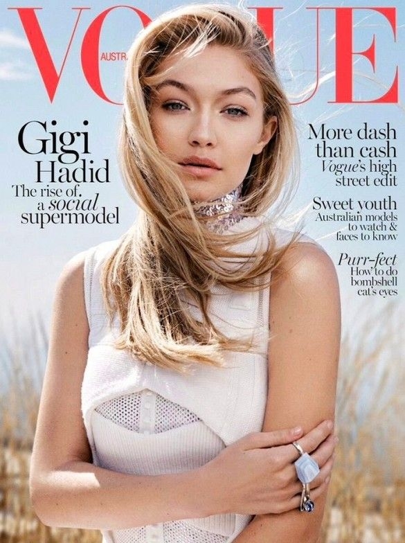 'Japonya Vogue'nin kapak kızı Gigi Hadid oldu! 25