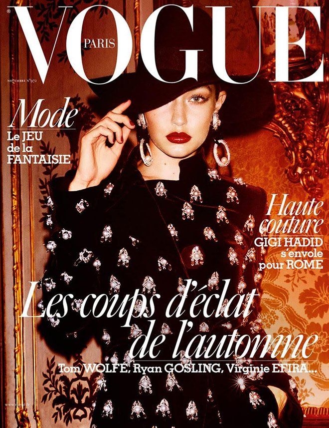 'Japonya Vogue'nin kapak kızı Gigi Hadid oldu! 18