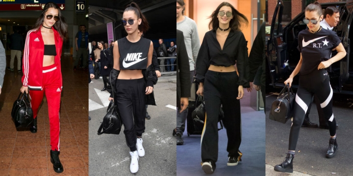 Gigi ve Bella Hadid kardeşlerden bambaşka bir spor giyim yorumu! 16