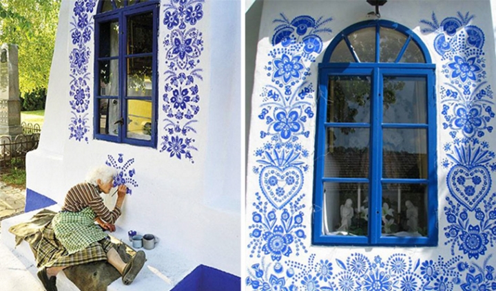 Çek asıllı büyükanne yaşadığı köyü sanat sergisine çevirdi! 13