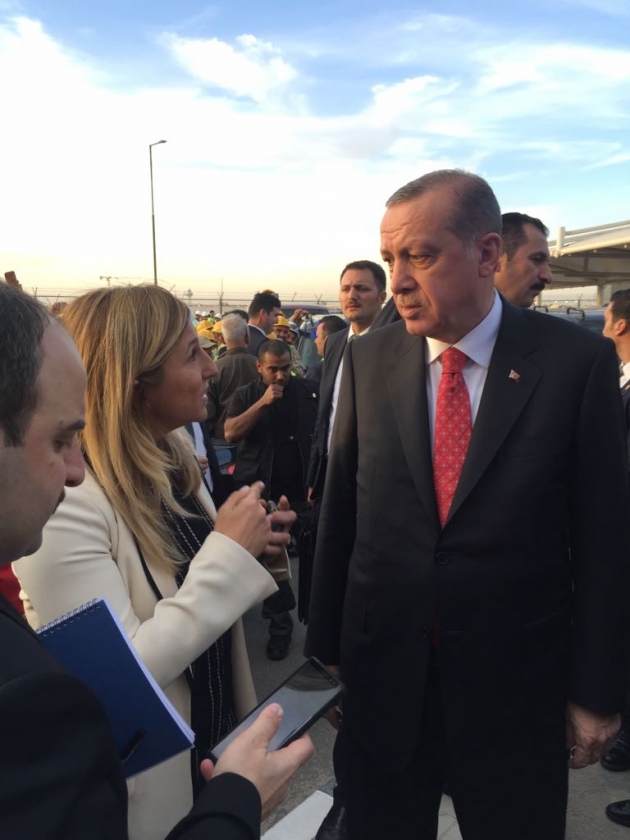 Cumhurbaşkanı Erdoğan'dan Türk firmanın yaptığı havalimanı inşaatına ziyaret... 1