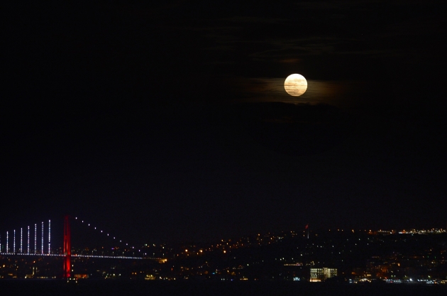 İstanbul'dan ''Süper Ay'' manzaraları... 7