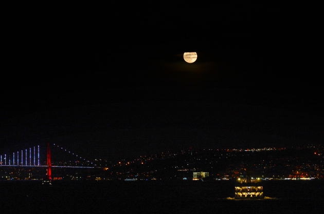 İstanbul'dan ''Süper Ay'' manzaraları... 9