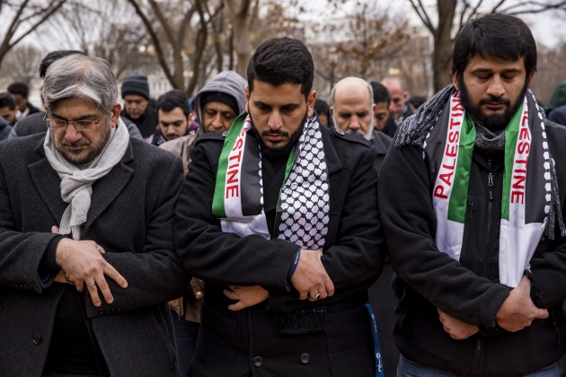 Beyaz Saray önünde Kudüs protestosu... 9