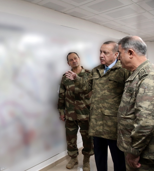 Cumhurbaşkanı Erdoğan'dan Hatay'daki harekat merkezine ziyaret... 16