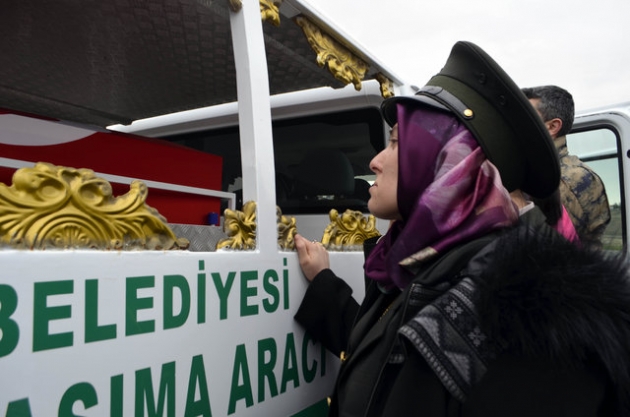 Afrin şehitleri Aktağ ve Akgül memleketlerine uğurlandı... 5