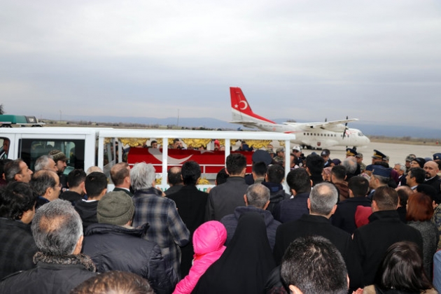Afrin şehitleri Aktağ ve Akgül memleketlerine uğurlandı... 2
