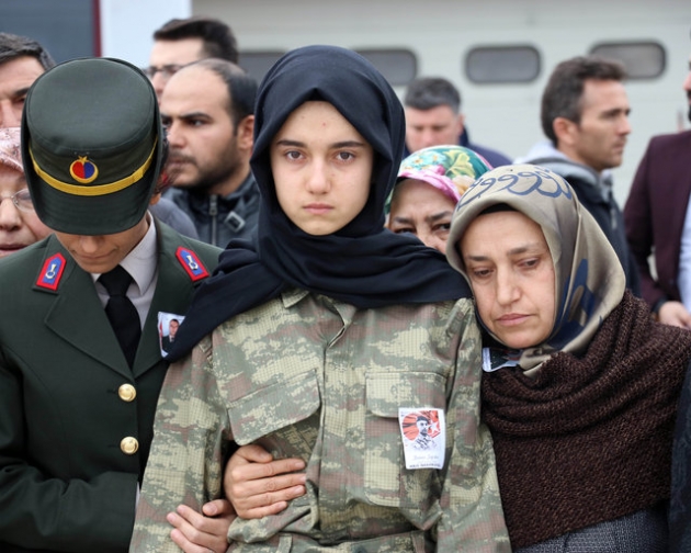 Afrin şehitleri Aktağ ve Akgül memleketlerine uğurlandı... 3