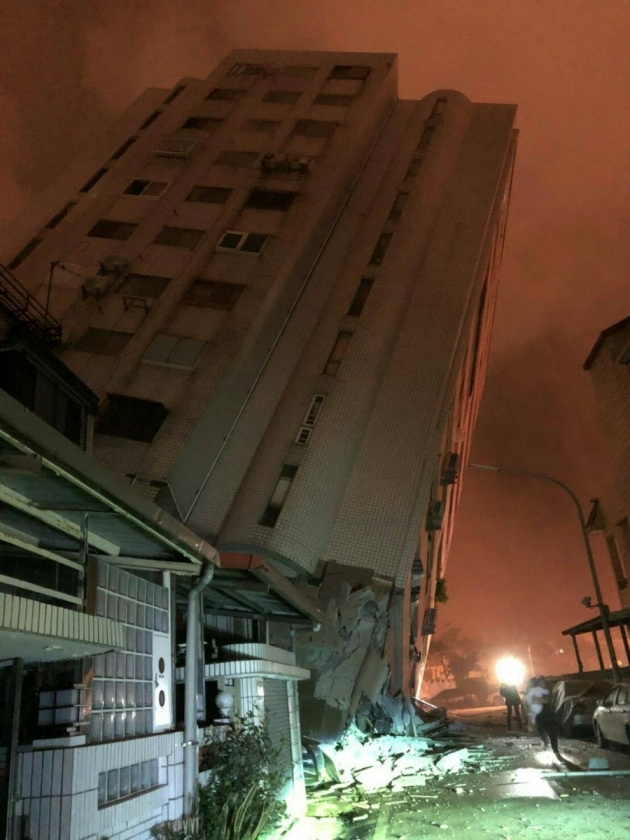 Tayvan 6.4 şiddetindeki depremle sarsıldı... 1