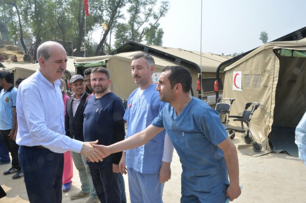 Numan Kurtulmuş mülteci kamplarını ziyaret etti / GALERİ 63