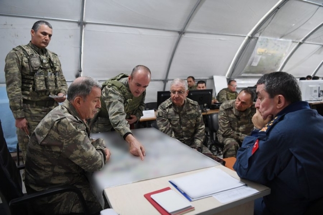 Hulusi Akar'dan sıfır noktasında denetleme... 2