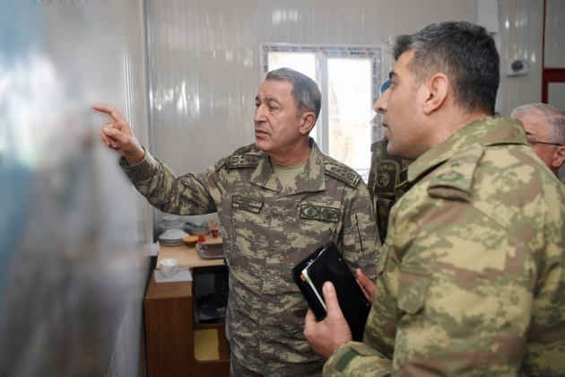 Hulusi Akar'dan sıfır noktasında denetleme... 12