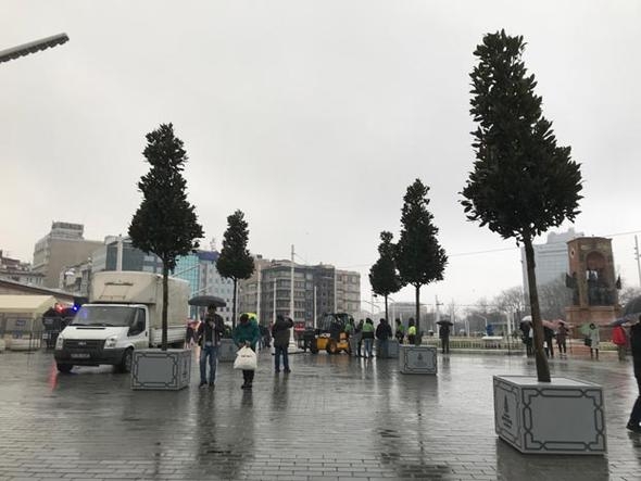 Taksim ve İstiklal Caddesi yeşillendiriliyor... 4